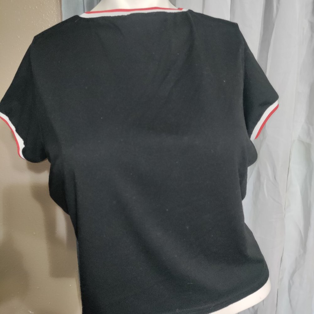 Source Unknown - Sporty / Flirty Crop Top
